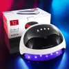 Black and white UV nail art lamp 36W quick-drying LED light therapy nail dryer Specification image